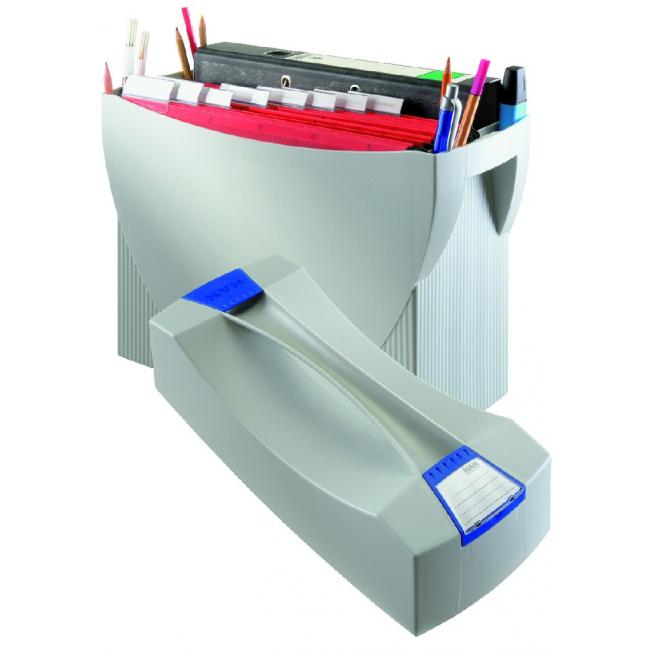 Prenosný box na zavesenie balíkov HAN SWING so sivým vekom