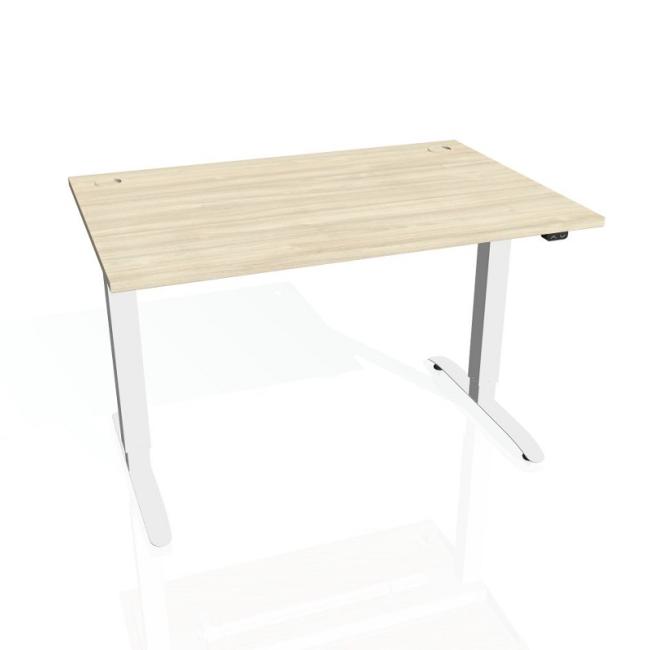 Motion desk, ZO, 2S, 180x70.5-120.5x80 cm, agate/white