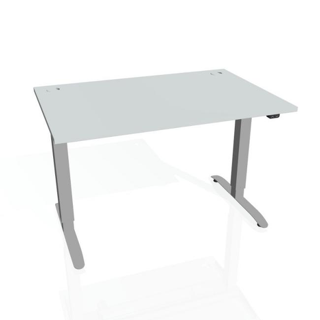 Motion desk, ZO, 2S, 180x70.5-120.5x80 cm, gray/grey