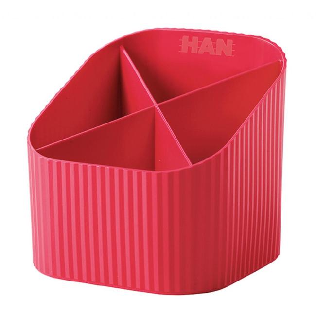 [HA722047] Pen stand HAN Re-LOOP red