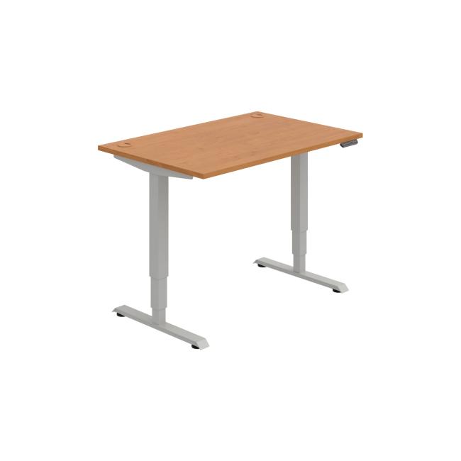 [ON221135] Work table RUN, PO, 3S, 120x64.5-130.5x80 cm, alder/grey