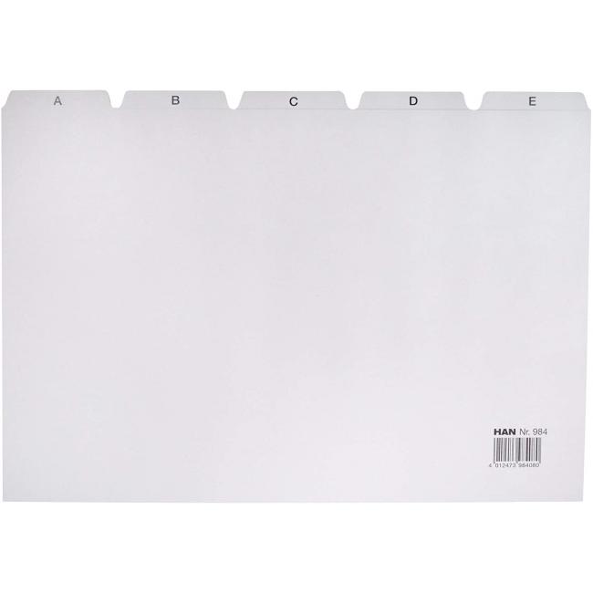 [HA984000] A4 plastic index cards for file cabinet HAN 954