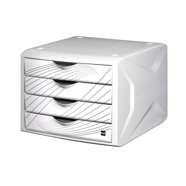 Drawer box Chameleon white queen