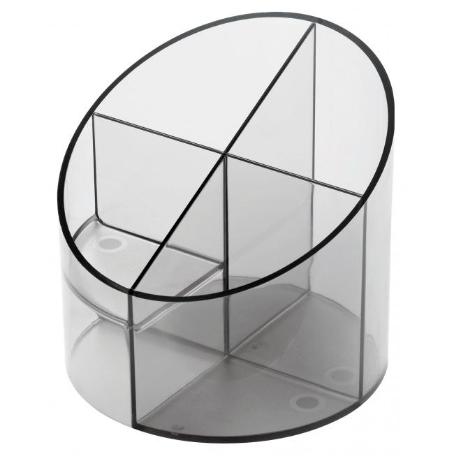 [HE390208] Pen stand Economy transparent smoke