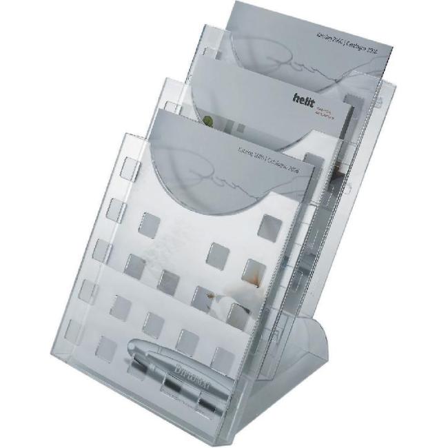 Set of 3 storage boxes clear