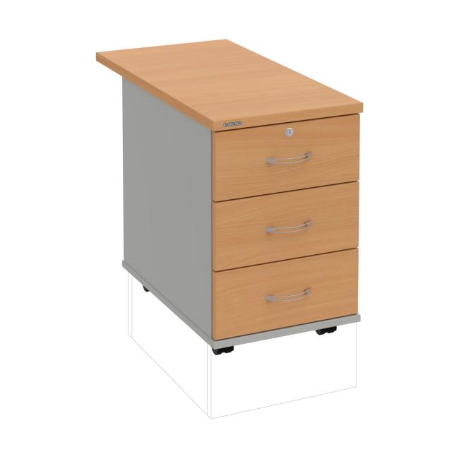 [ON238028] Hobis container, 40x60x80 cm, beech/grey