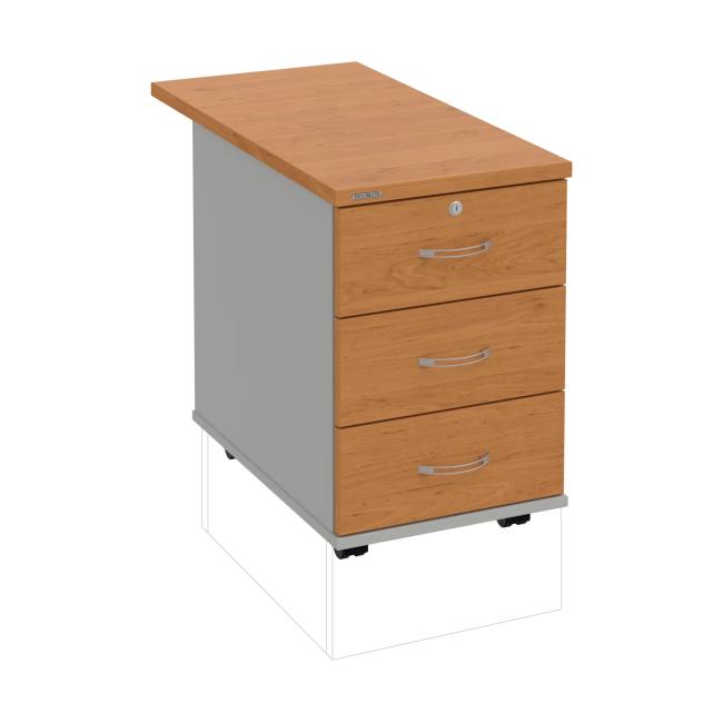 Hobis container, 40x60x80 cm, alder/grey