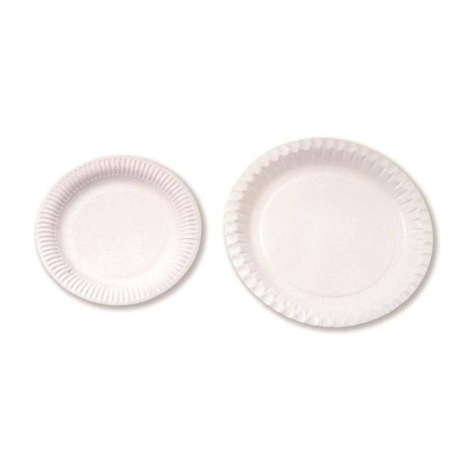 Shallow paper plate 23 cm 100 pcs