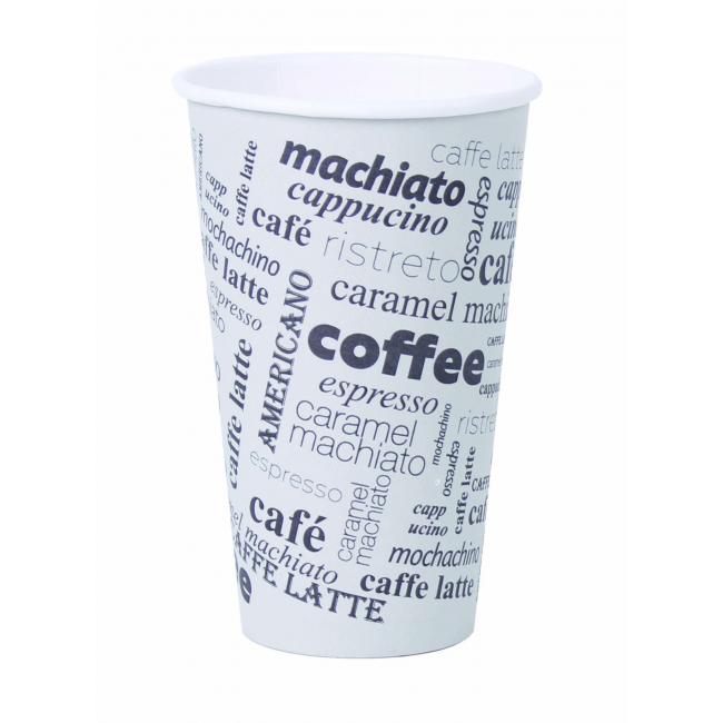 Paper cup 400ml Coffee to go with motif 50 pcs