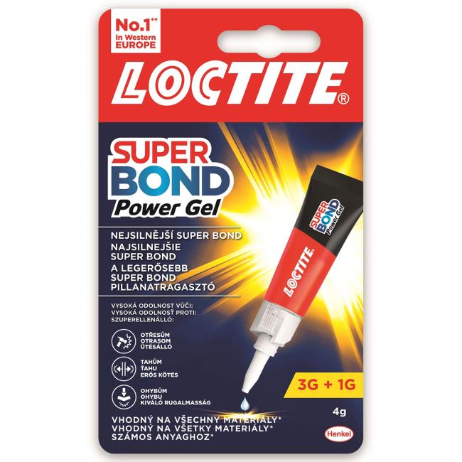 [HK116860] Sekundové lepidlo LOCTITE Super Bond Power Gel 4 g