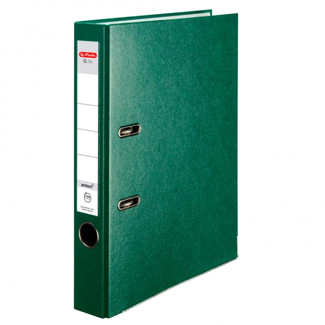 [HL001540] Lever filer Herlitz Q.file 5cm green