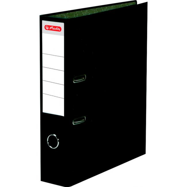 Lever filer Herlitz Marble 8cm black