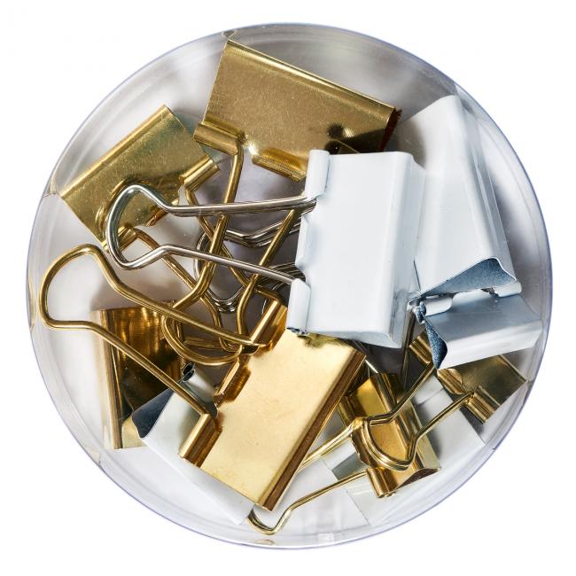 [HL021840] Spony na dokumenty Herlitz Pure Glam 12 ks mix veľkostí a farieb