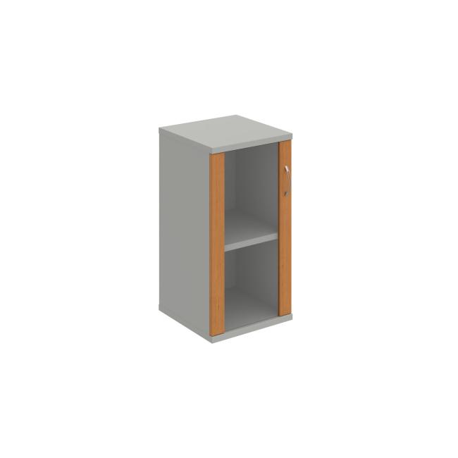 Shelving cabinet Strong L, 40x76.8x40 cm, alder/grey
