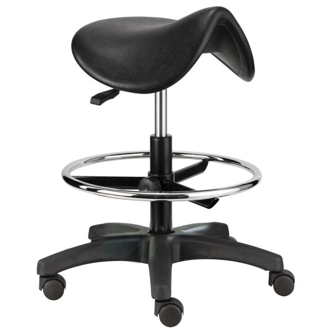 [AB129004] Work chair SEDA black with locking ring