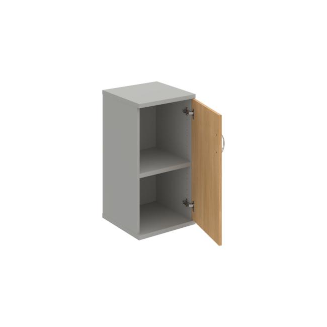 Shelf cabinet P Strong, 40x76.8x40 cm, oak/grey