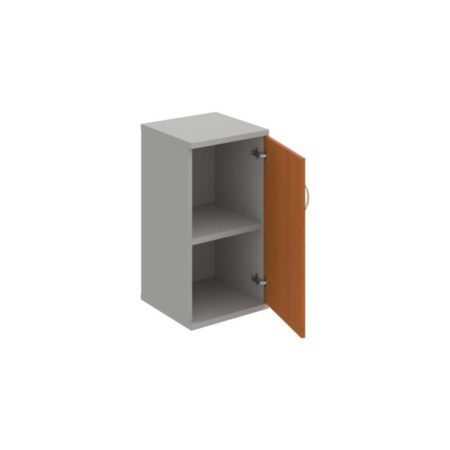 Shelving cabinet Strong P, 40x76.8x40 cm, cherry/grey