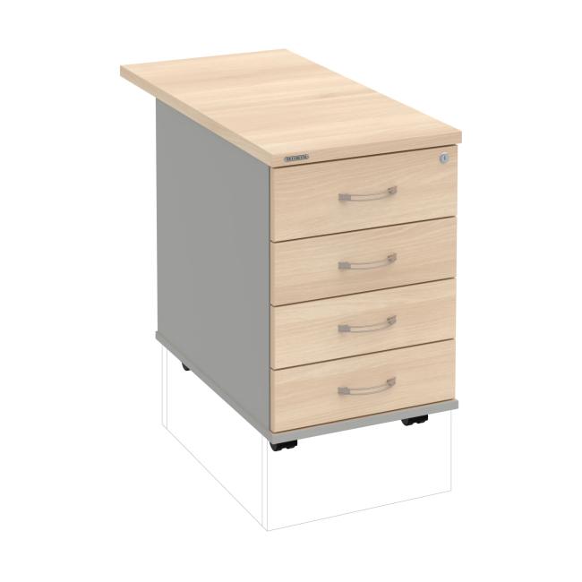 [ON248118] Hobis container, 40x60x80 cm, agate/grey