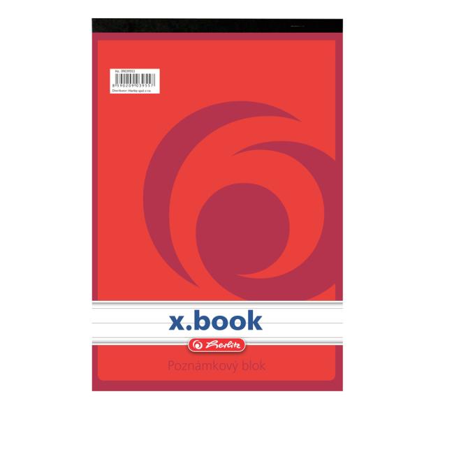 Riadkový zápisník Herlitz A6 50 listov