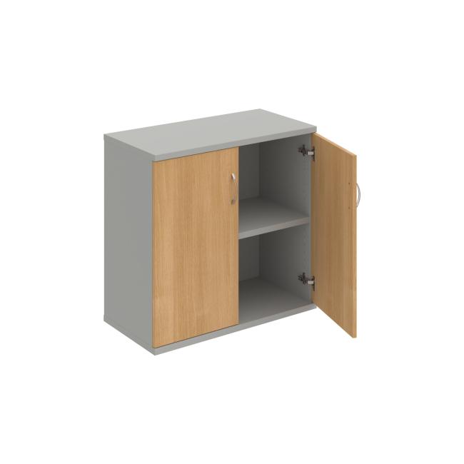 Strong shelf cabinet, 80x76.8x40 cm, oak/grey