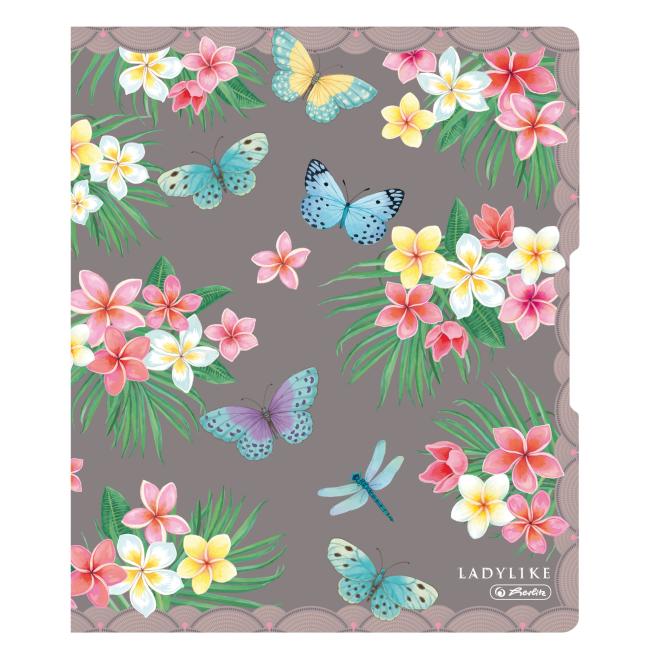 Binder 2-ring Herlitz Ladylike PP 1.6cm Butterfly
