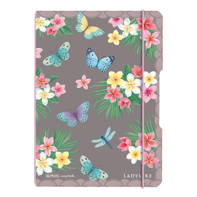 [HL044290] Notebook Herlitz my.book Flex Ladylike Butterfly A5 40 sheets dotted
