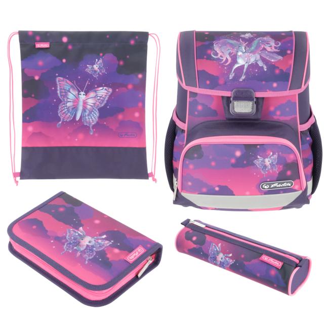 Herlitz Loop+ Unicorn school bag, set