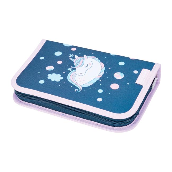 [HL049165] Herlitz pencil case 1-zip full 2-fold Unicorn