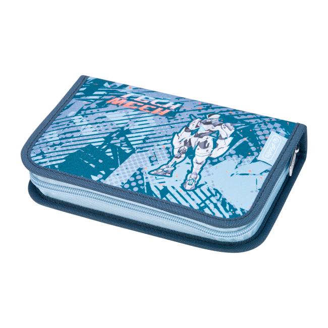 Herlitz 1-zip full 2-flap TechMech pencil case