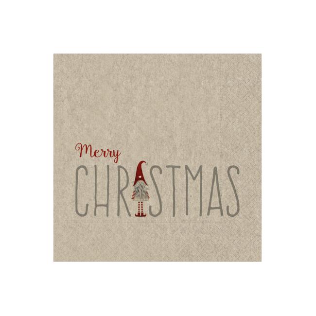 Christmas napkins 33x33cm Christmas elf 20 pcs
