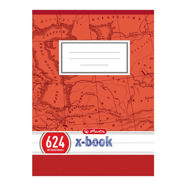 Zápisník Herlitz 624, A6, linajkový, 70g/m2