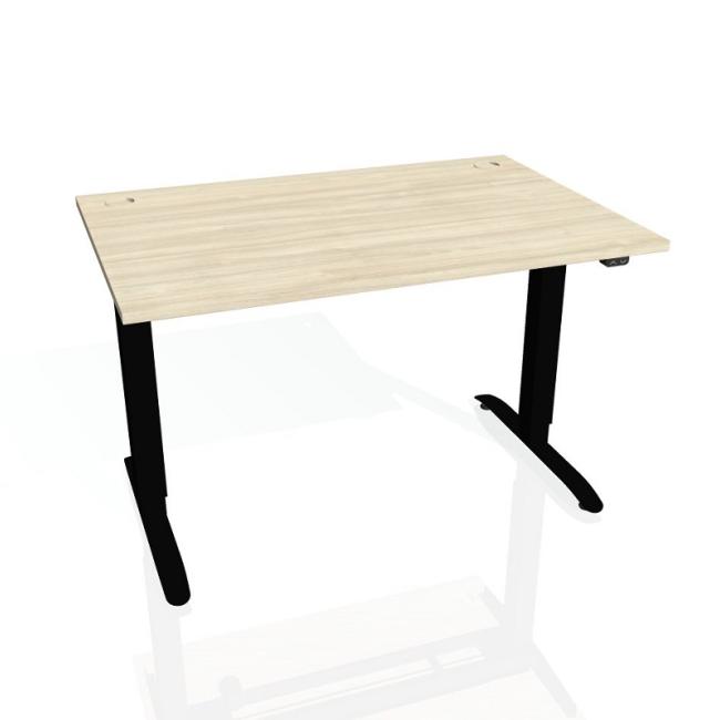 Motion desk, ZO, 3S, 140x61 - 128x80 cm, agate/black
