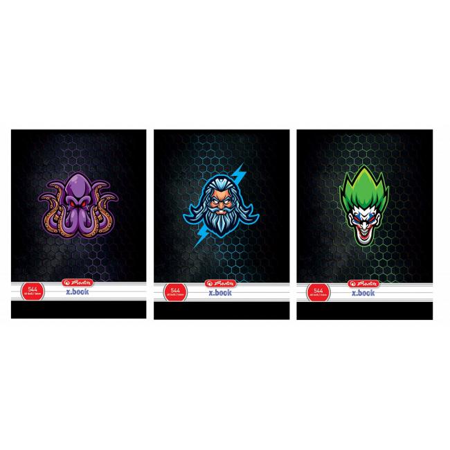 Zápisník Herlitz 544 A5 linajkový 70g/m2 mix motívov chlapcov