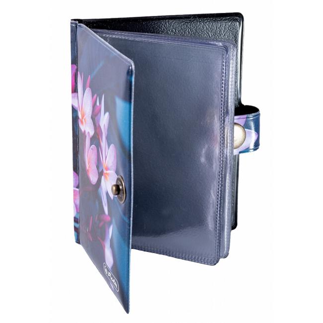 Herlitz card case with stud, 10 sheets