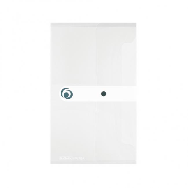 Plastic cover DL with Herlitz Easy Orga stud, transparent clear