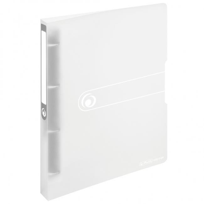 4-ring binder Herlitz Easy Orga PP 3cm transparent clear