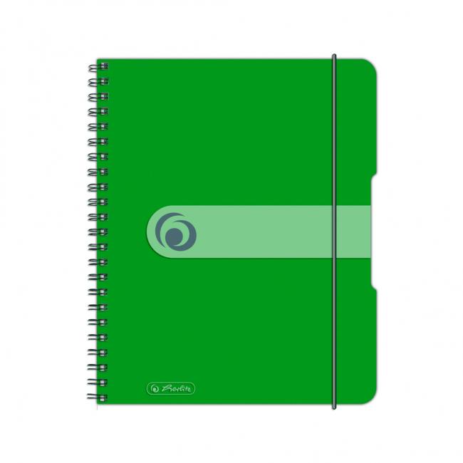 Square notepad Herlitz Easy Orga A5 80 sheets apple green