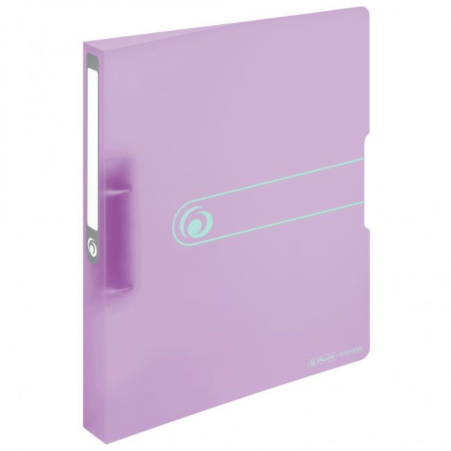 [HL409034] Binder 2-ring Herlitz PP 2.5cm transparent lilac