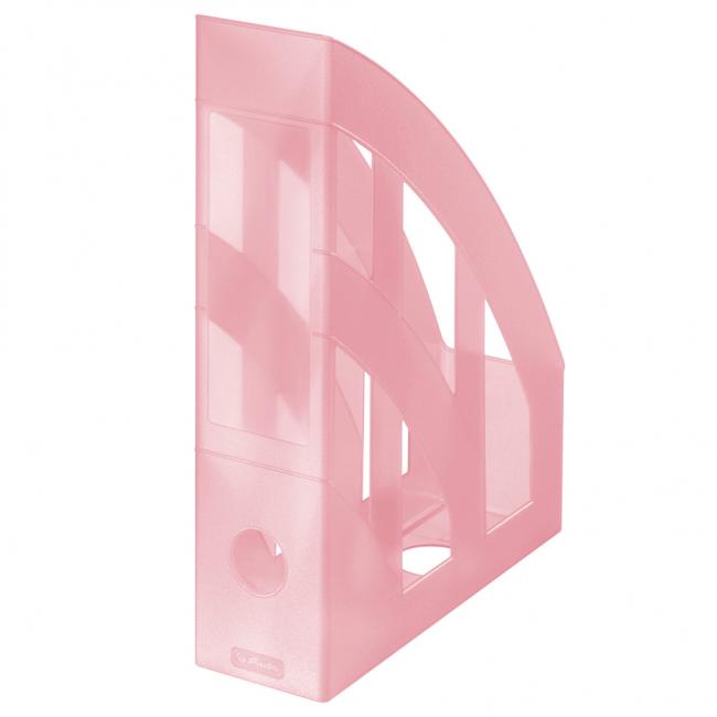 Herlitz transparent rose magazine rack