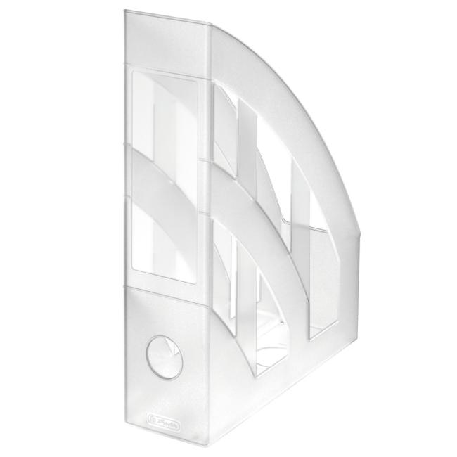 [HL493724] Magazine rack Herlitz transparent matte
