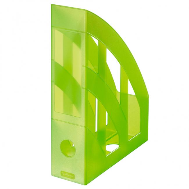 Magazine rack Herlitz transparent green