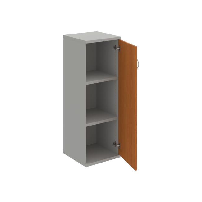 Shelving cabinet Strong P, 40x115.2x40 cm, cherry/grey