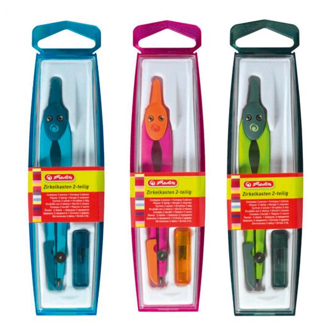 Herlitz téglik + náhradné ceruzky, mix farieb