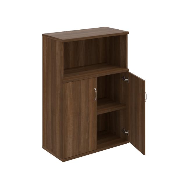 Strong shelf cabinet, 80x115.2x40 cm, walnut/walnut
