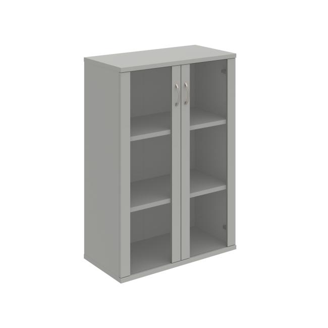 Strong shelf cabinet, 80x115.2x40 cm, gray/grey