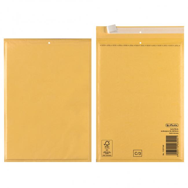 Bubble envelopes C Herlitz 17x22cm, 10 pcs