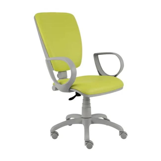 [AB201665] Health chair Rianna, with armrests, health. eco leather green KN0079