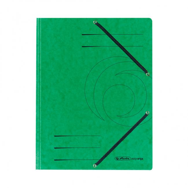 [HL843894] Herlitz green foam cover with rubber band