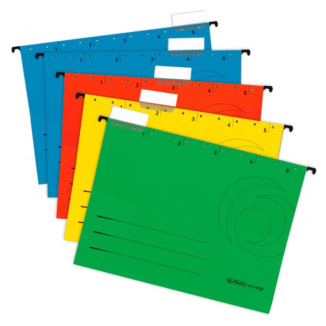 [HL874656] Herlitz hanging packaging open on both sides 5 pcs mix colors