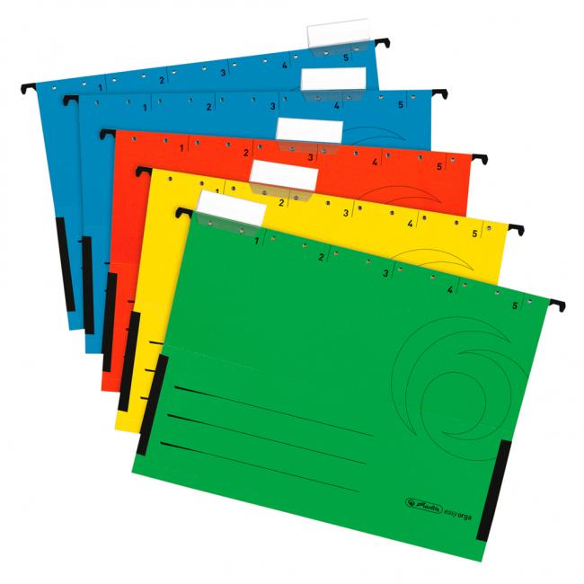 [HL874755] Herlitz hanging case closed on both sides 5 pcs mix colors